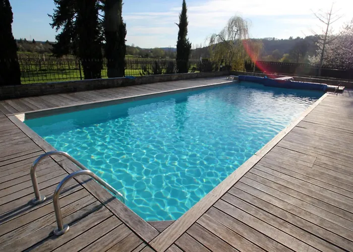 Chateau Camp Del Saltre With Communal Swimming Pool